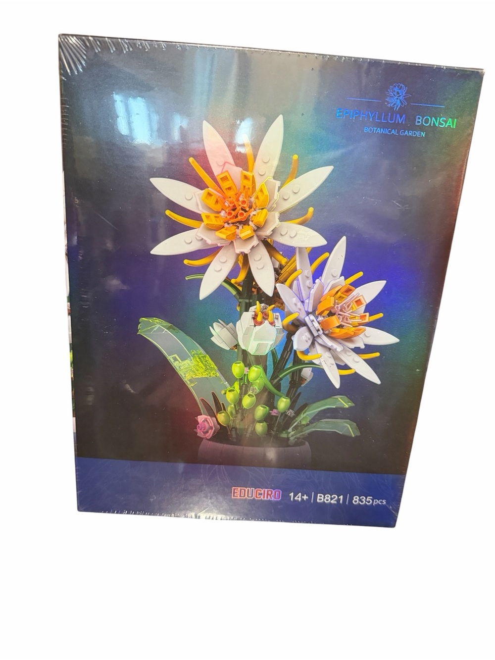 Educiro Epiphyllum Bonsai Building Set 835 Pieces New Sealed